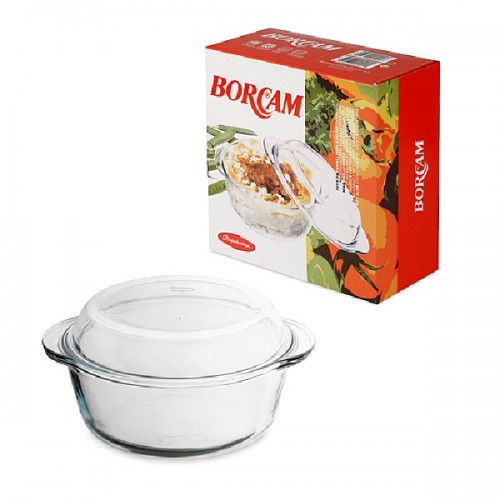 Borcam Кастрюля кругл 1,5л ж/прочн 59023 Турция